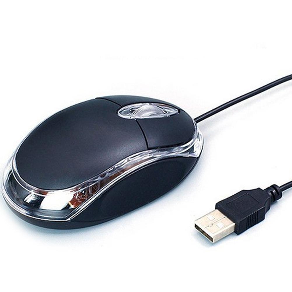 

Mini Wired Mouse 1000dpi Computer Office Mouse USB Gaming Mice For PC Notebook Laptop Wired Mouse Gamer LED 2 Buttons Game Mice