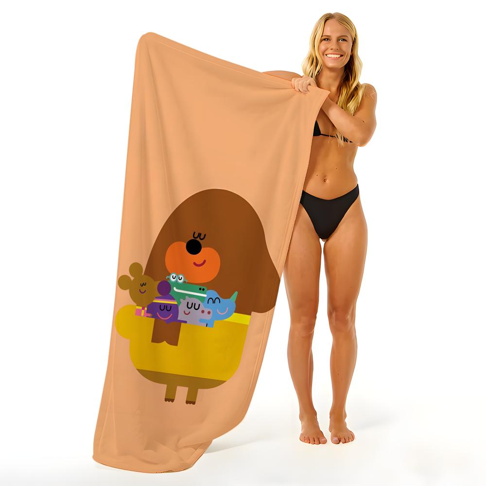 Cartoon h-hey d-duggee-E Towel Beach Blanket Towel  For Travel Gym Shower Luxury Lightweight Camping Pool hot