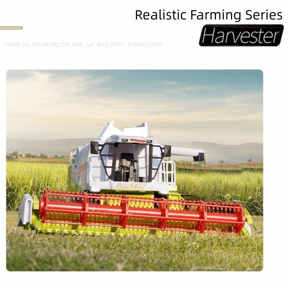 Inertial Driving Harvester Truck Model Movable Joint Farm Truck Toy Farm Tractor Toy For Boys