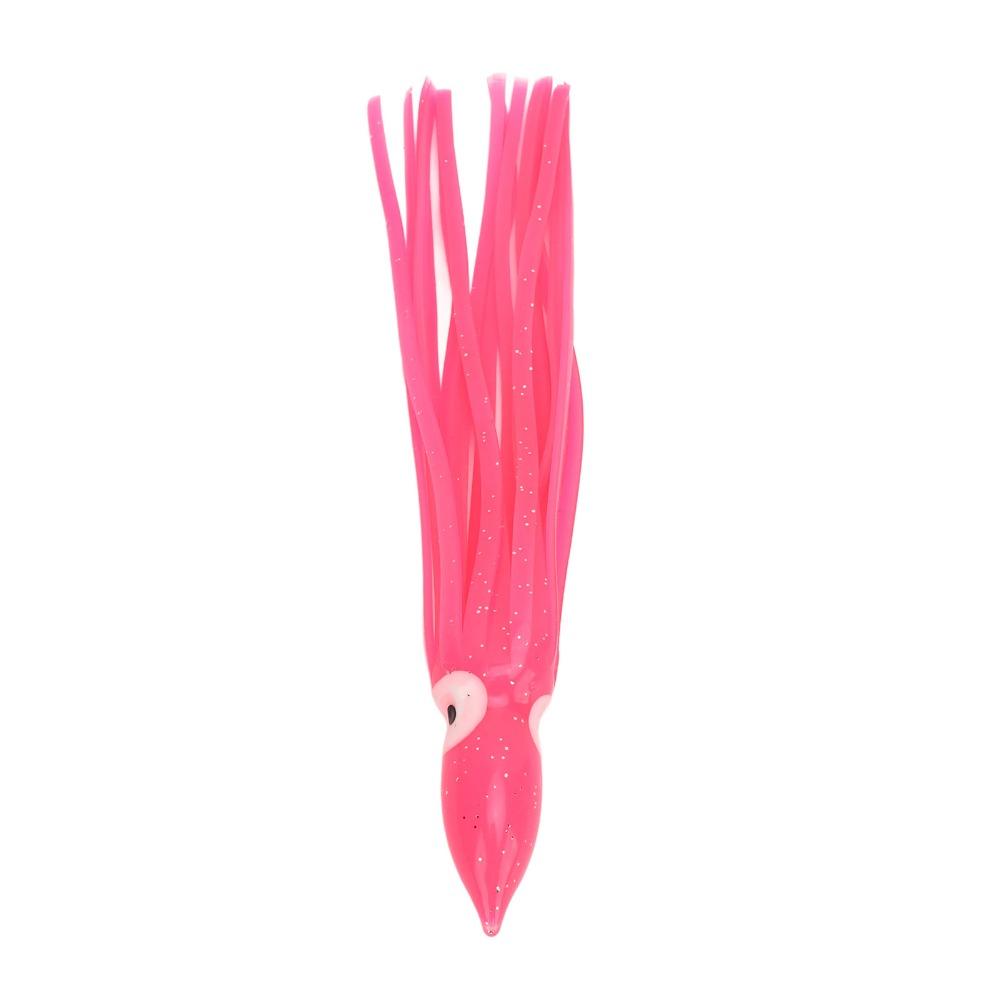 10PCS 14/16/18cm Squid Skirts Lures Lifelike Eyes Fishing Lures Trolling Baits  Deep Sea Fishing