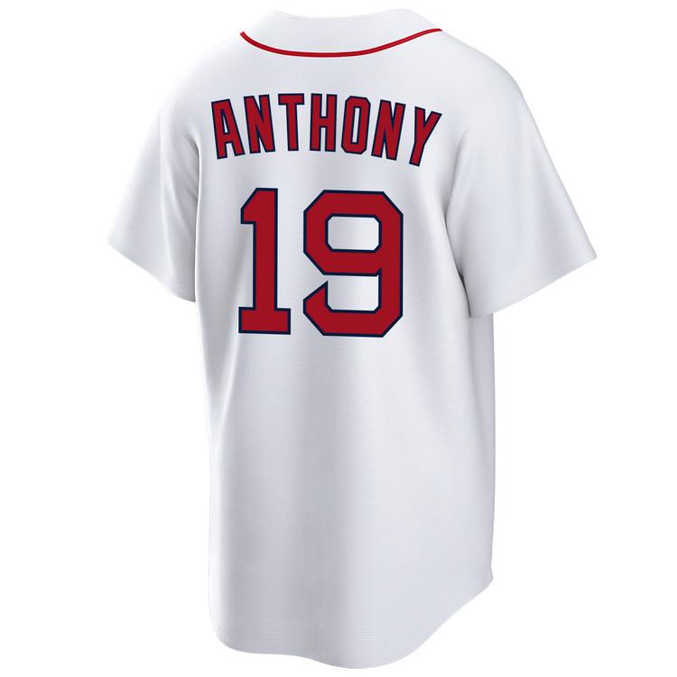 Maglie da Baseball da Uomo Cucite Versione Bianca 35 Garrett Crochet 19 Roman Anthony 34 David Ortiz 16 Jarren Duran S-3XL