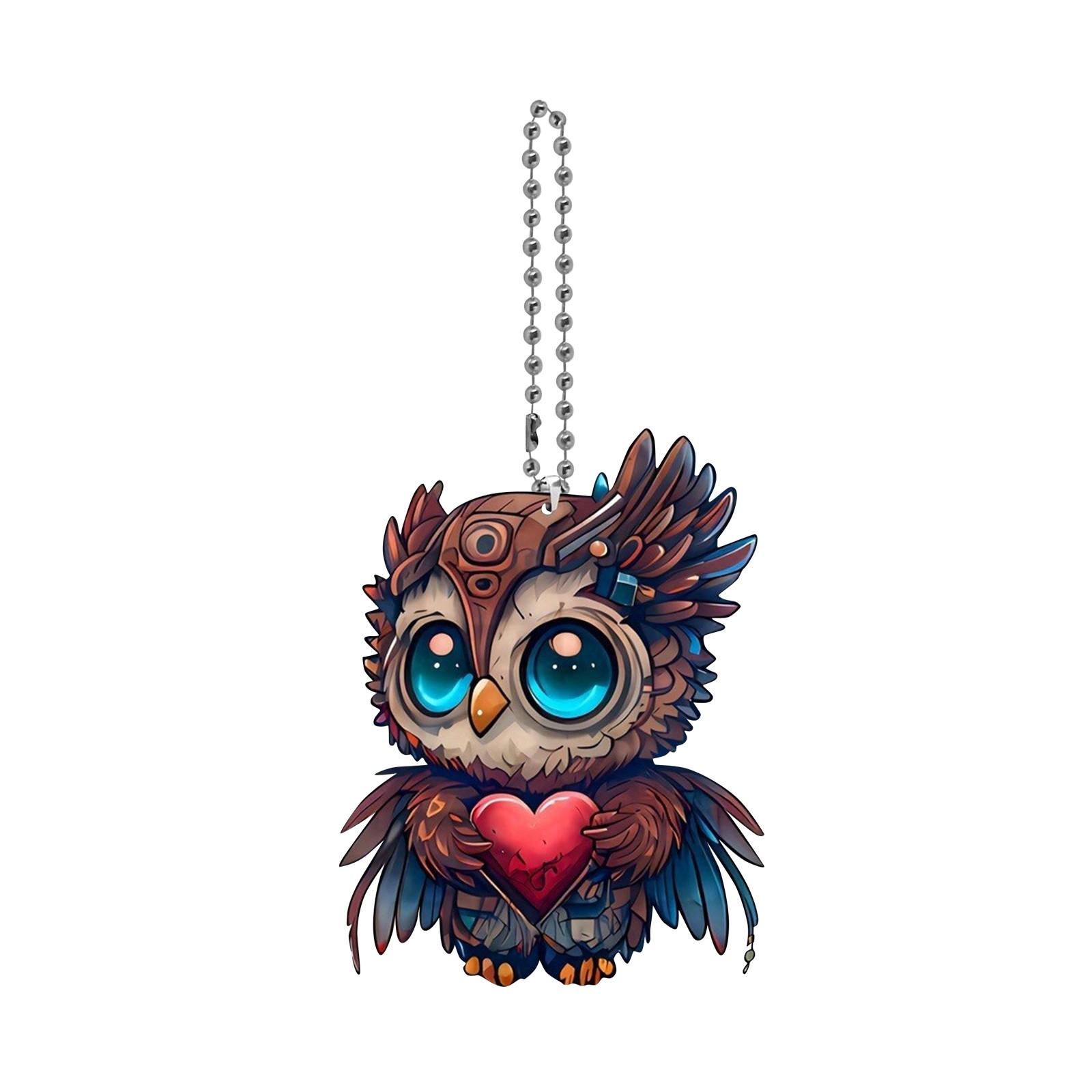 

Акриловая подвеска в виде милого животного для женщин и девочек, детская подвеска, подарок для вечеринки, украшение для автомобиля, подвеска с зеркалом заднего вида One Size