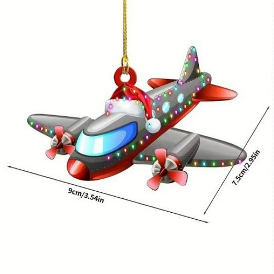 Firefighter Christmas Tree Acrylic Ornament: Commemorative Hanging Decoration Gift