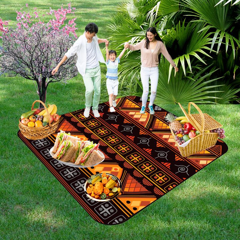 Picnic Blankets Extra Large, Waterproof Foldable Outdoor Beach Blanket,3-Layer Picnic Mat for Camping, Hiking, Travel, Park, Concerts