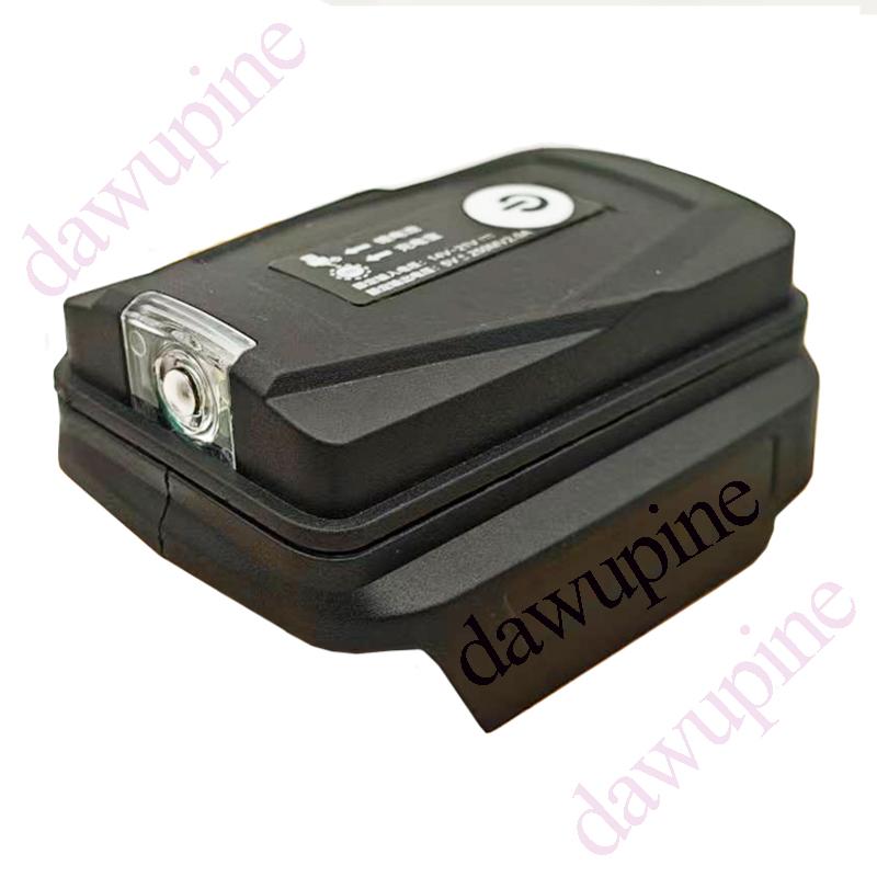 Li-ion Battery Case Adapter For Makita 18V Dual USB Ports Power Bank Phone Charger LED Working Light Converter Lamp Flashlight