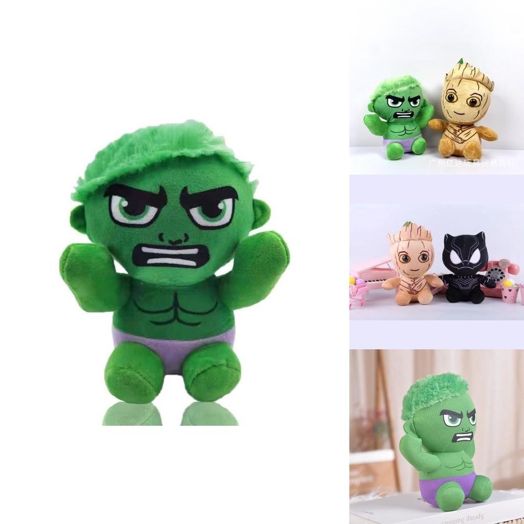 Marvel Avengers Black Panther Hulk Groot Plush Toys Soft Pp Cotton Stuffed Superheroes