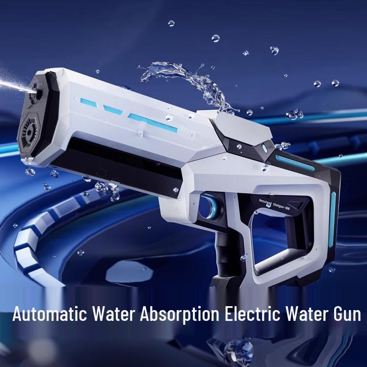 High-Pressure Automatic Electric Water Gun with Pulse Absorption – Large Capacity and Black Technology Design