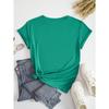 Letter Printed Round Neck Short Sleeve T-Shirt LEARN FROM YESTERDAY LIVE FOR TODAY HOPE FOR TOMORROW