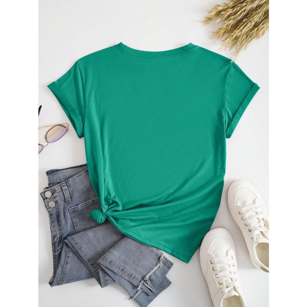 Футболка с круглым вырезом и коротким рукавом с принтом в виде букв УЧИТЕСЬ У ВЧЕРА — фото 3