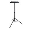 Retractable Adjustable Tripod Projector Stand with Metal Tray and Mobile Gimbal Mount