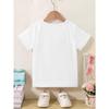 European sizes Girls' Fashion T-Shirt, Comfortable and Breathable, Soft Short Sleeves, New Spring/Summer Cute Unicorn Print T-Shirt