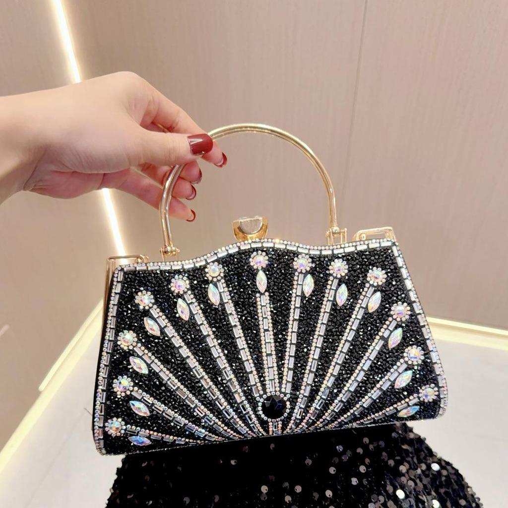 New European-American Diamond-Studded Fashion Crossbody Evening Bag