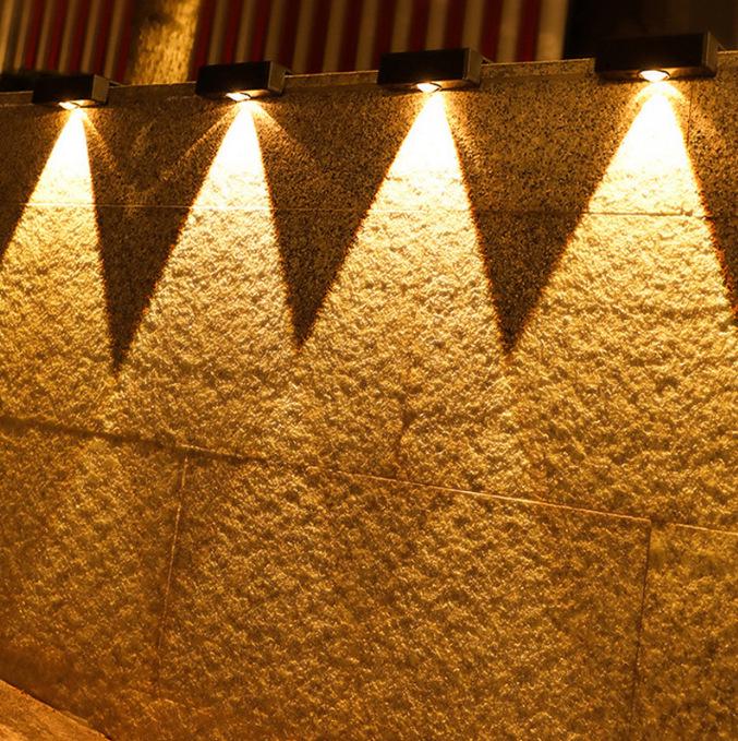 Waterproof Solar Wall Lamp: Outdoor Courtyard Light with Automatic Induction and Decorative Night Illumination.