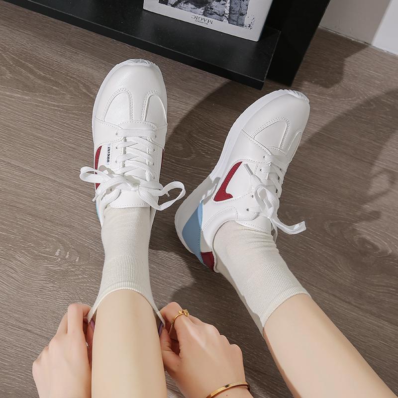 Fashion Sneakers Women New Sports Shoes Women's Small White Shoes Fashion Comfort Sneakers All-match Lightweight Casual Running Shoes