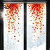 Decorative Maple Leaves for Windows 2Pcs Fall Window Clings, Hanging Leaf Decals, Reusable Autumn Thanksgiving Glass Stickers Static Party Supplies