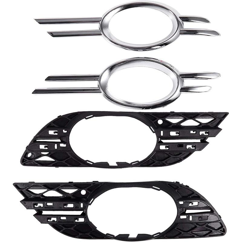 Front Fog Light Grill Bumper Cover For Benz E320 E350 E550 E63 AMG 2007 2008 2009 2118850922 2118851174 2118850822 2118851274