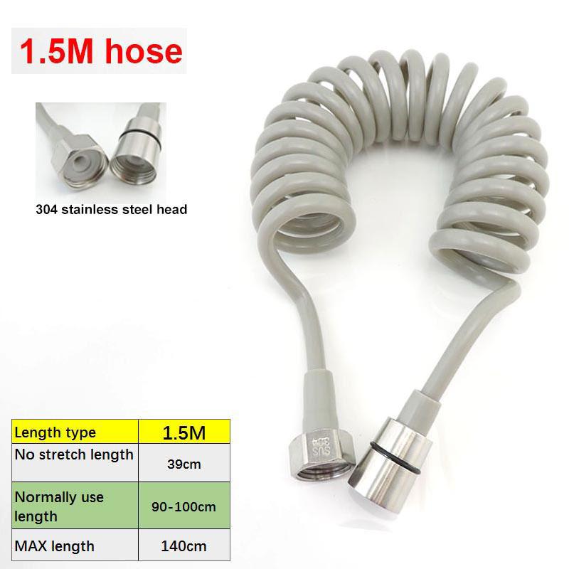 Handheld silver Small Bed Chair Shower Head sprayer Nozzle Hair Salon Shampoo washing water hose 2m 3m baby pet Tool Small