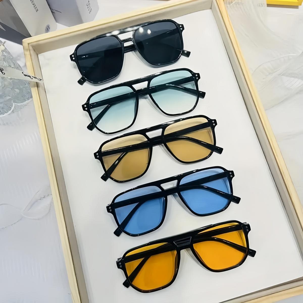 

5pcs European and American retro style women s fashionable sunglasses trend versatile summer sun shading and UV protection light