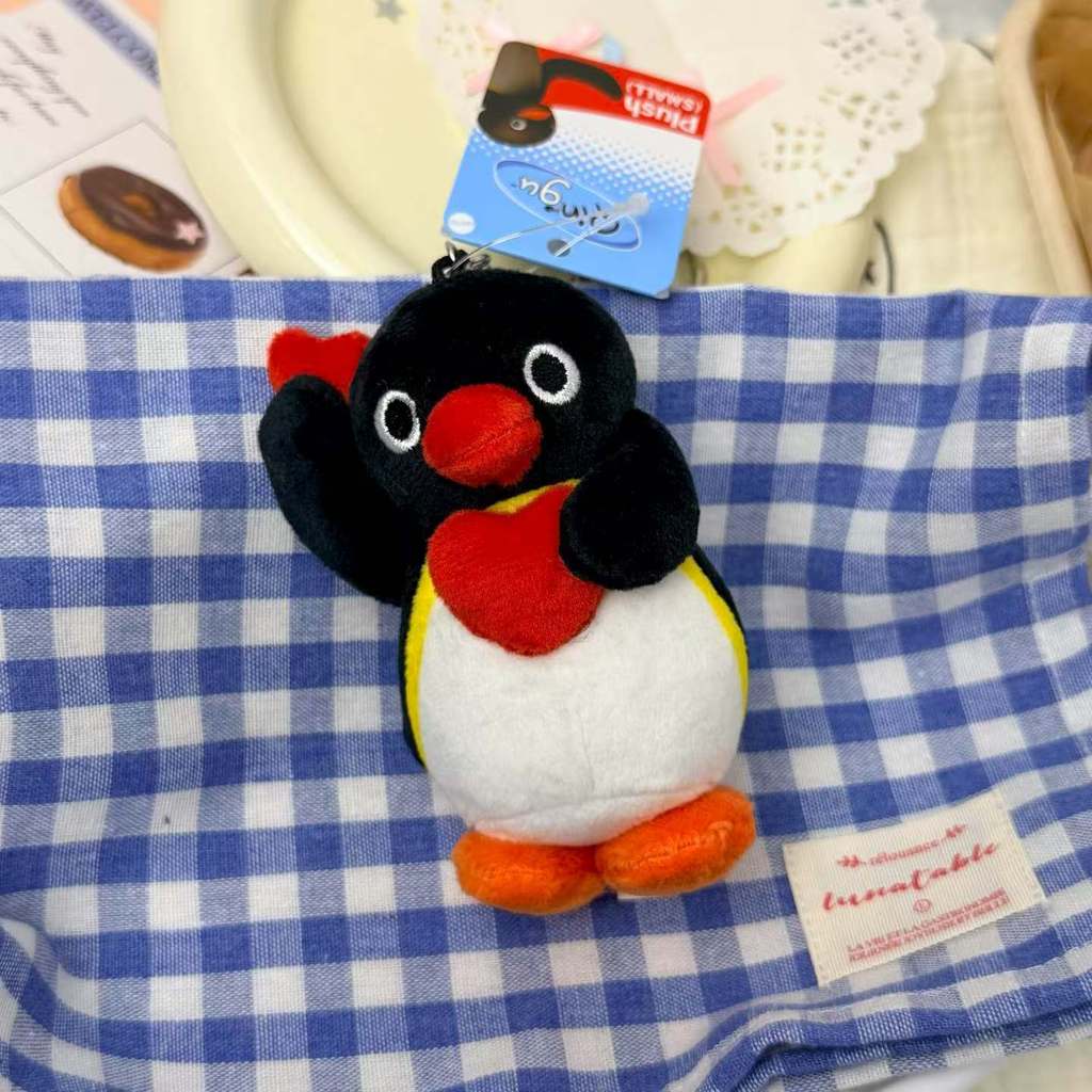 Pingu Pinguin Plüsch Schlüsselanhänger Mit Weicher PP-Baumwollfüllung Für Rucksack-Dekoration Und Geschenk
