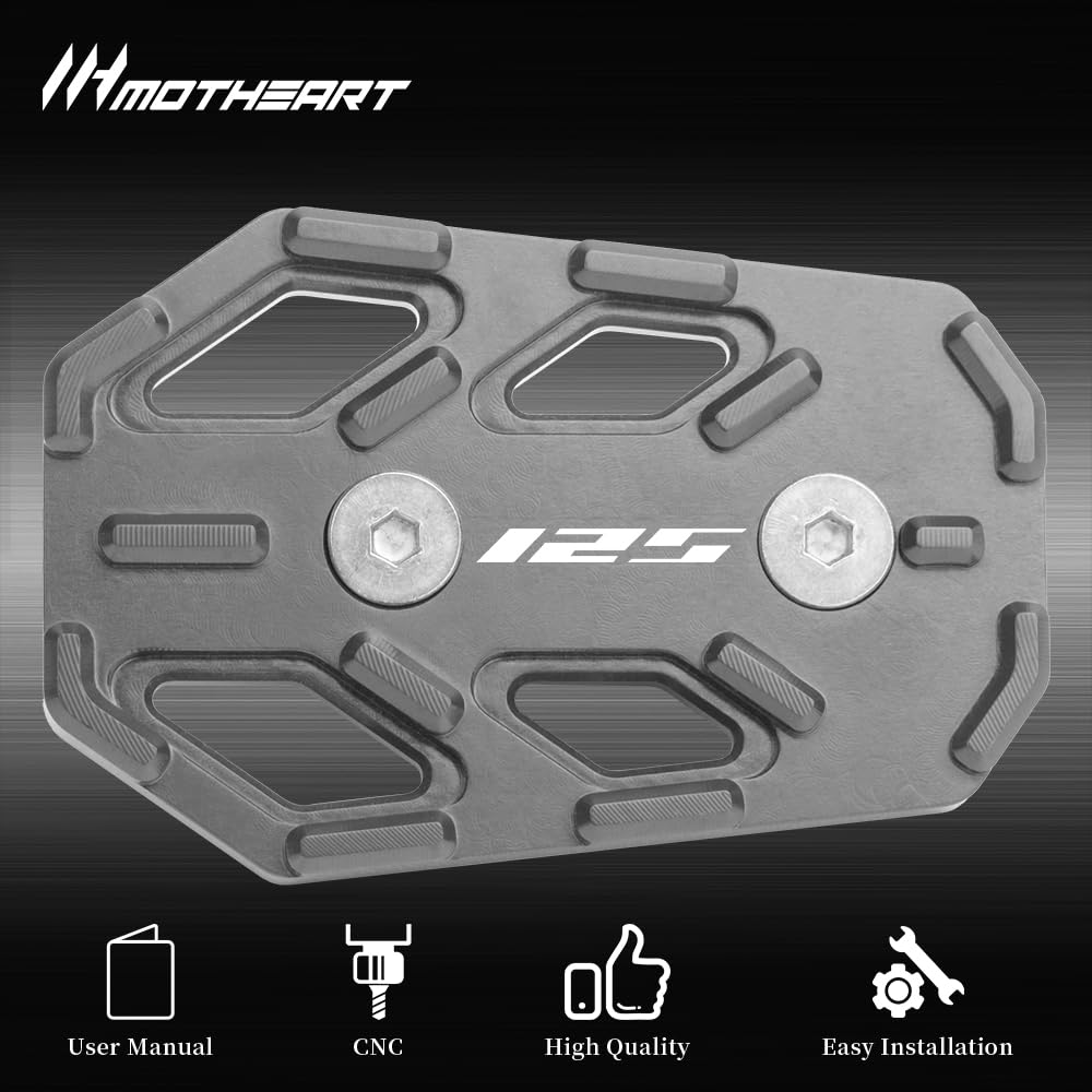 MotHeart Motorcycle Brake Pedal Extension for MSX 125 GROM 2013-2022 Improved Comfort and Control