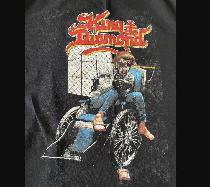 King Diamond T shirt, cotton, t shirt, shirt- mom gift/ new. gift M