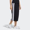 Adidas Originals Adibreak Skirt With Drawstring Mid Waist Loose Sports Snap Button Casual Long Skirt Women skirts Black H39022