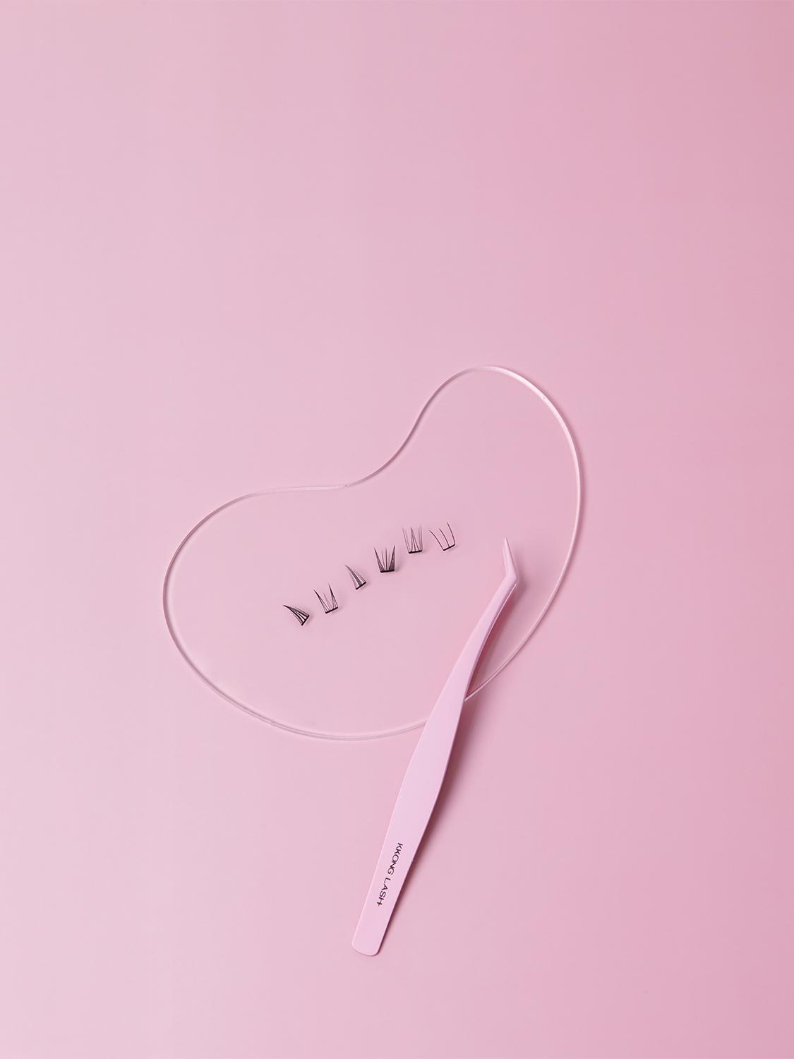 Easy Non-Stick Pro Eyelash Tweezer for Precision 1ea