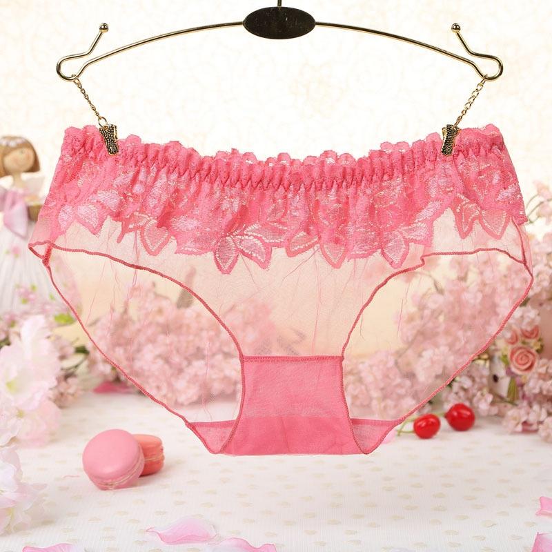 Women Lingerie Black Hot Triangle Knickers Lace Bandage Sexy Underwear Panties