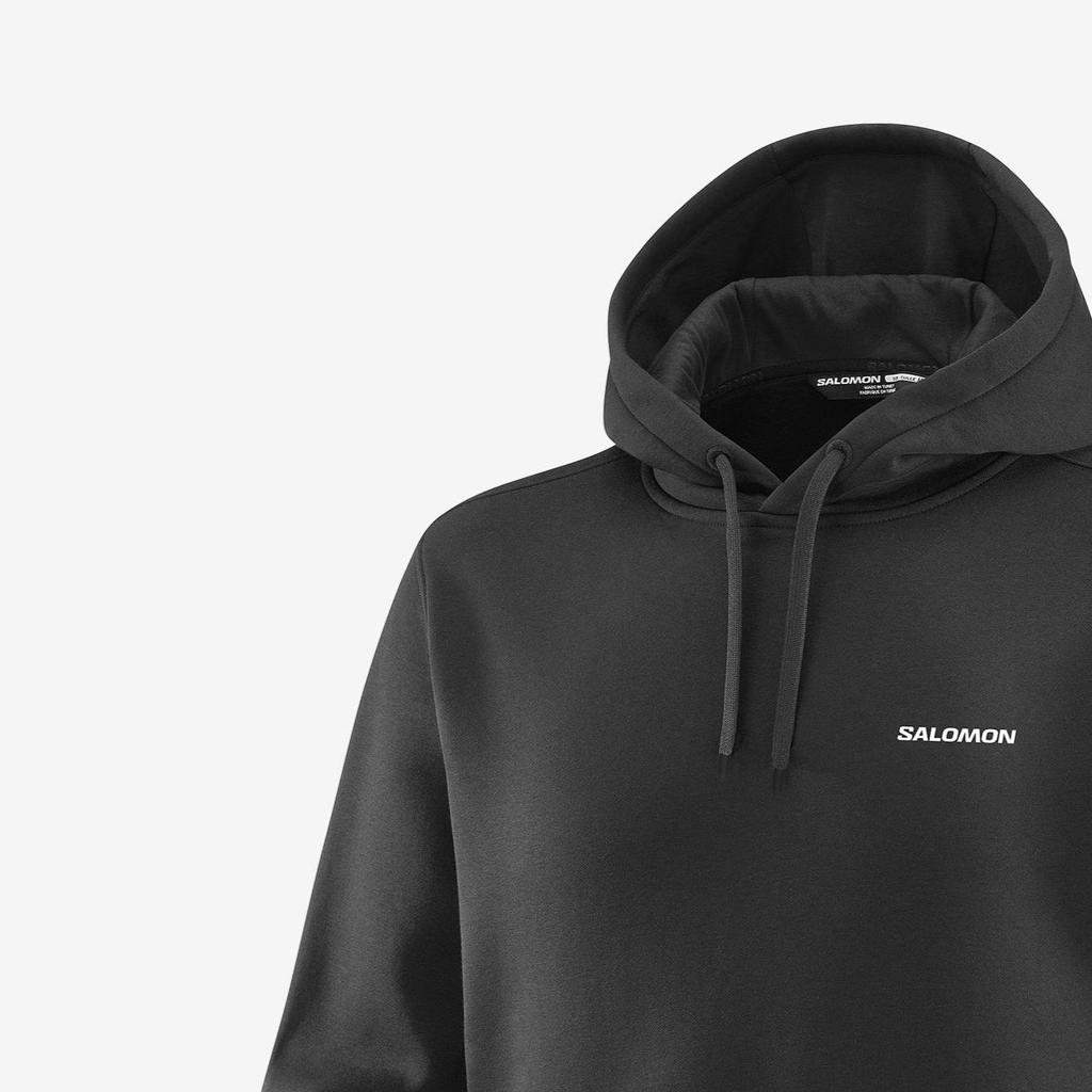 SALOMON Soft Comfortable Breathable Hoodie Men Hoodies Black C25237