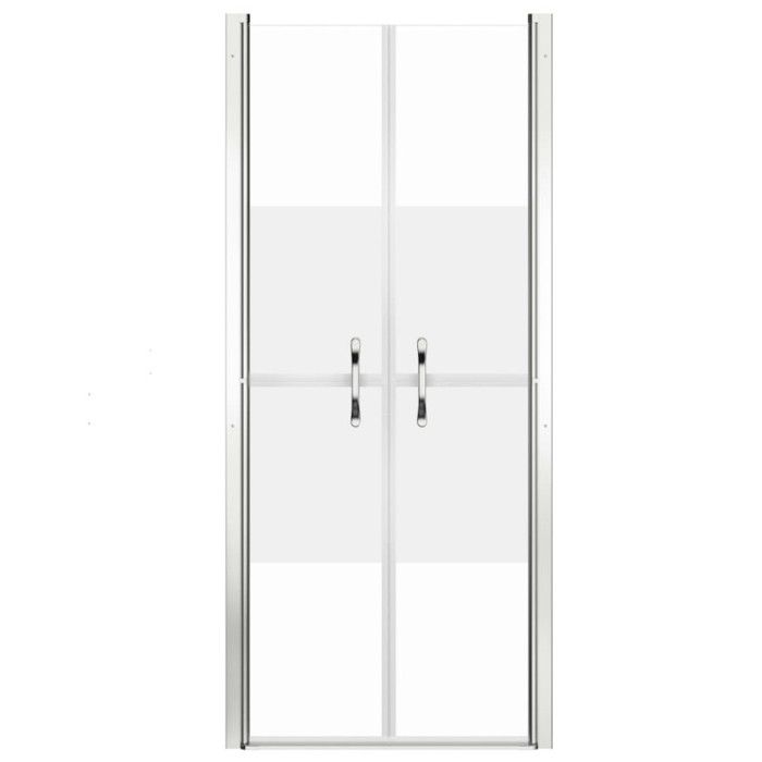 VidaXL Porte de douche ESG demi-dépoli 81x190 cm 148787
