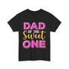 Dad Sweet One Donut Lover T Shirt Fun Birthday Party Celebration