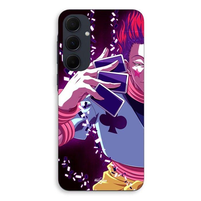 Coque Pour Samsung galaxy A35 Hisoka Morow et les carte hunter x hunter anime Maniacase
