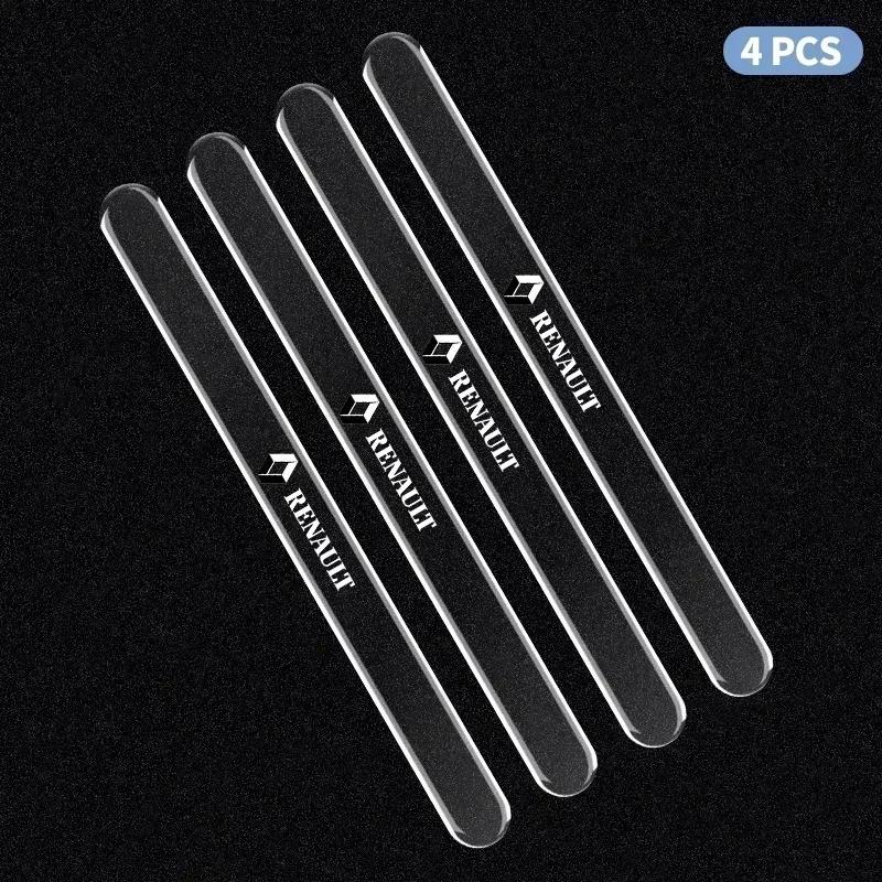Car Door Bowl Anti-scratch Sticker Decals Auto Accessories For Renault Fluence 3 Laguna Scenic Latitude Talisman Kadjar Captur r888