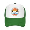 Custom Summer Vibes Catch The Wave Trucker Hat for Unisex Women Adjustable Adult Surfing Surfer Baseball Cap Summer Dad Hat