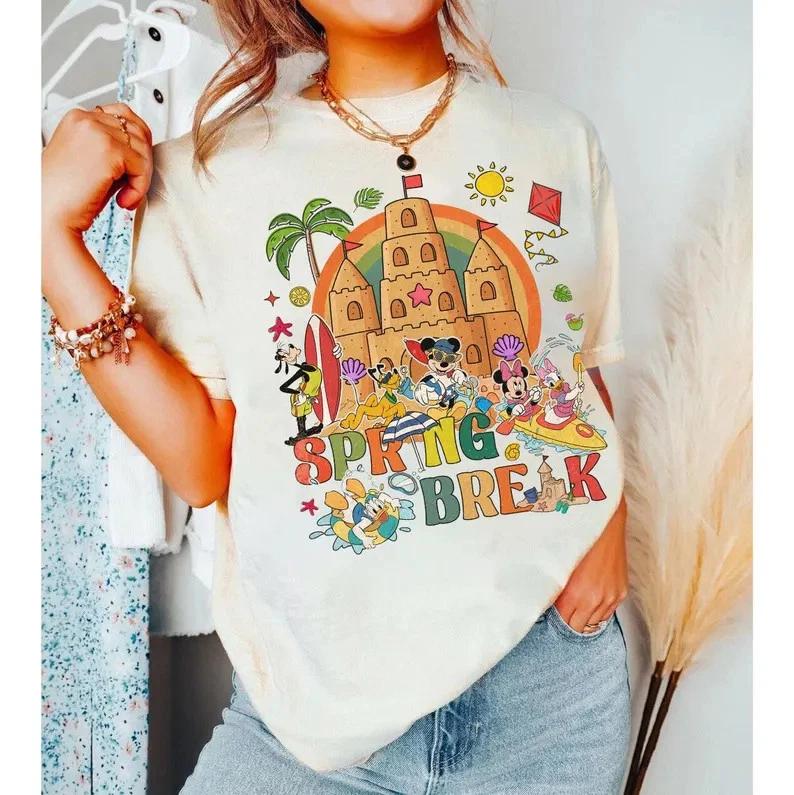 Mickey And Friends Summer Break Cruise 2026 White Tshirt S