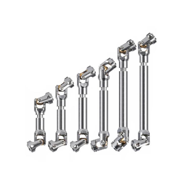 Stainless Steel Universal Joint Drive Shaft for 1/10 RC Crawler SCX10 III Capra TRX4 TRX6 D90 VS4-10 CC01 CFX Element Enduro TF2
