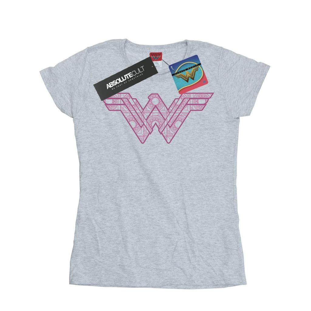 DC Comics Womens/Ladies Wonder Woman Mosaic Fill Cotton T-Shirt