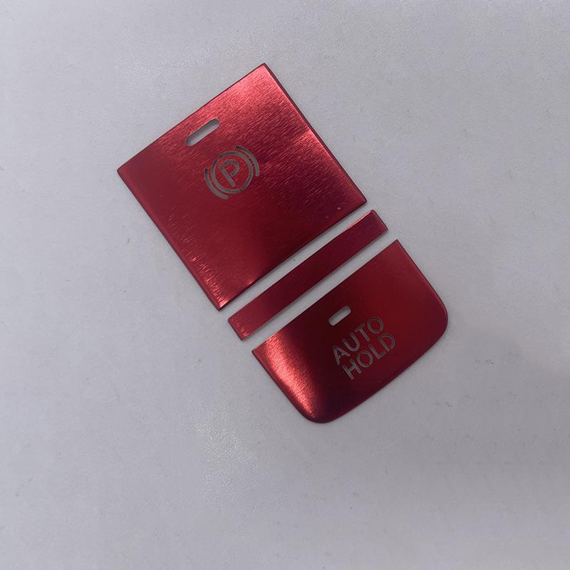 Electronic handbrake P gear button decoration metal sticker Car interior decoration products for Nissan Pathfinder 2024