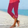 Women's Casual -Color - Slim-fit Cropped Bottoming Pants