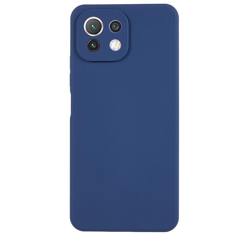 

Для Xiaomi 11 Lite 5G NE/Mi 11 Lite 4G/5G ТПУ чехол для телефона Точный вырез Прямой край Задняя крышка Sapphire