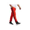 Adidas Striped Drawstring Sport Casual Pants Men Bottoms Red GL7103