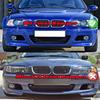 Black Plastic Fog Light Ring Rings Covers Abs Set For Bmw E46 M3 Bumpers 1Pair