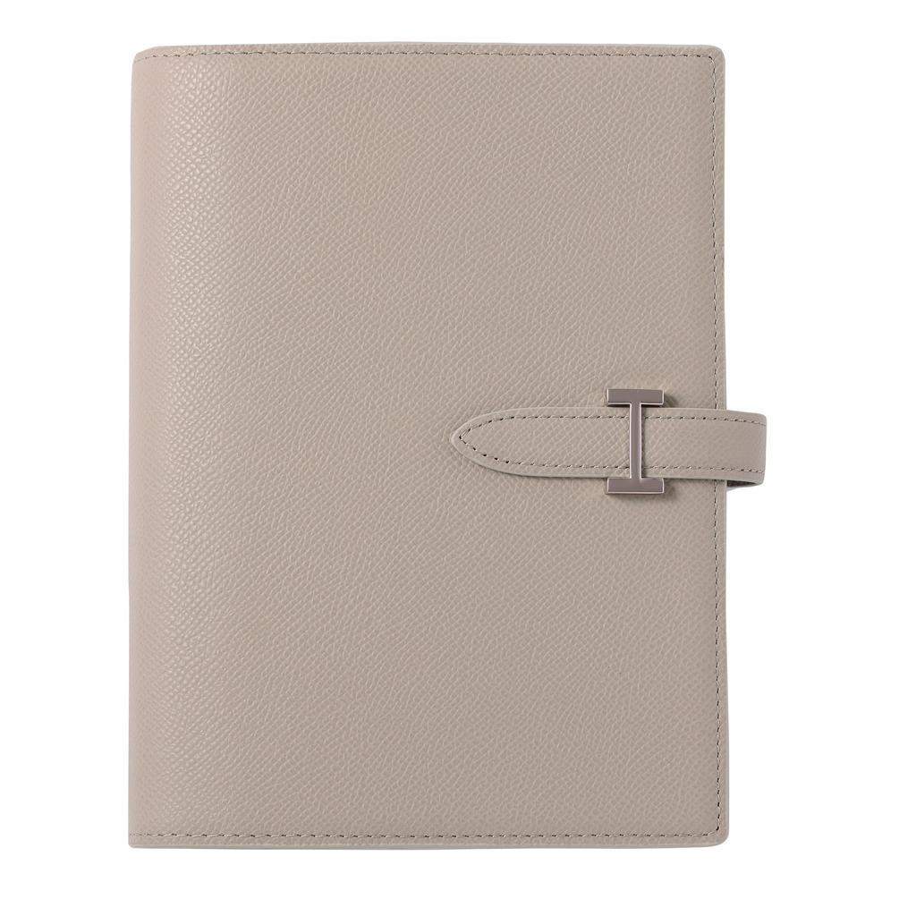 Franklin Planner Color Noblesse IV Binder, Compact, 20mm, Light Gray, 86642