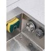 Stainless Steel Kitchen Sink Organizer - Adhesive, No-Drill Sponge Holder & Draining Rack | Wall-Mounted Storage Hooks For Cloths & Accessories