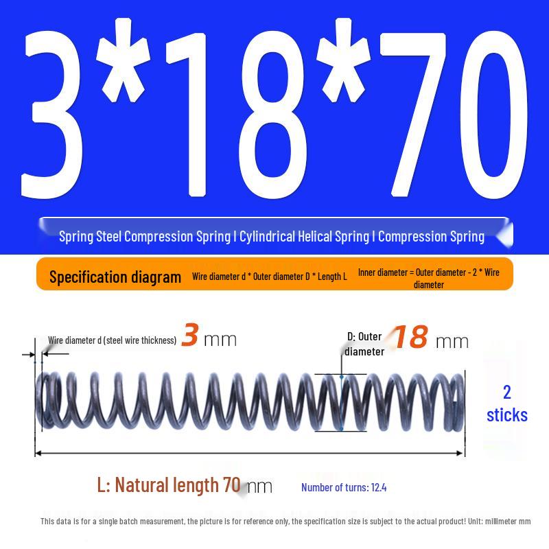 Compression Spring Y-Type Shock Absorbing Coil 3*16/17/18/19/20