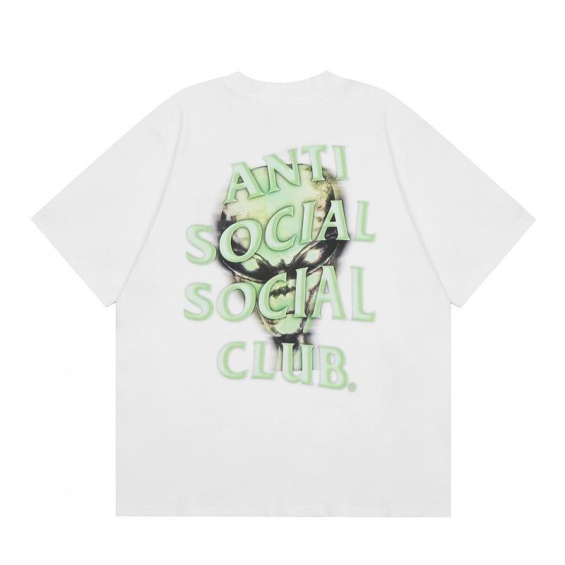 GUOYAN TOP Nieuwe 2026 ASSC Letterprint Ronde Crewneck Korte Mouw Unisex ASSC T-shirt Straatmode Katoen Losse Pasvorm Jeugd Mode T-shirt S