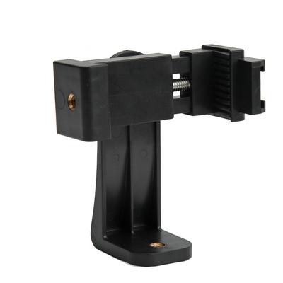 Support de Smartphone avec Trou de Vis 1/4 Pouce Rotation à 360 Degrés Clip de Téléphone Portable avec Port Griffe Froide pour Live