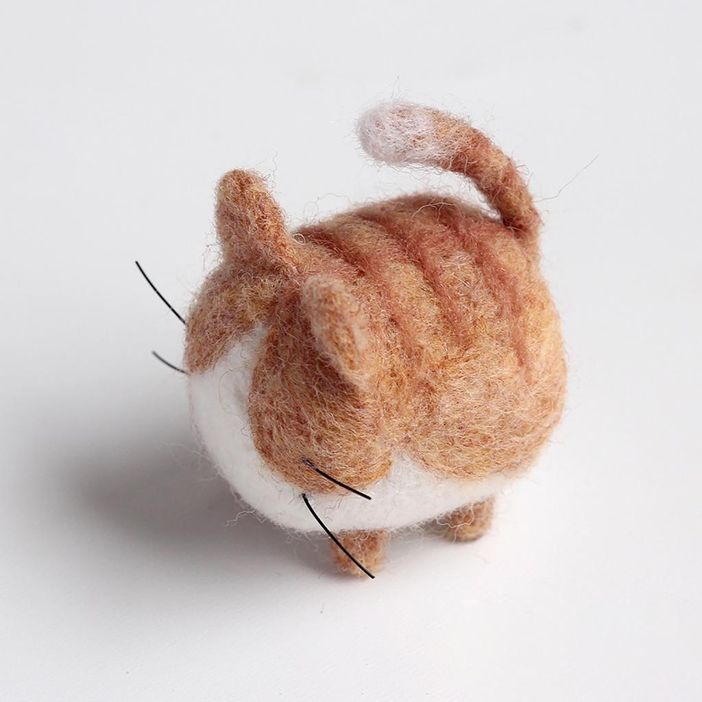 Wool Neddle Felting Poke Wool Handmade DIY Cat Dog Animal Material Bag For Beginner Diy Wool Needle Felting Craft Accessories