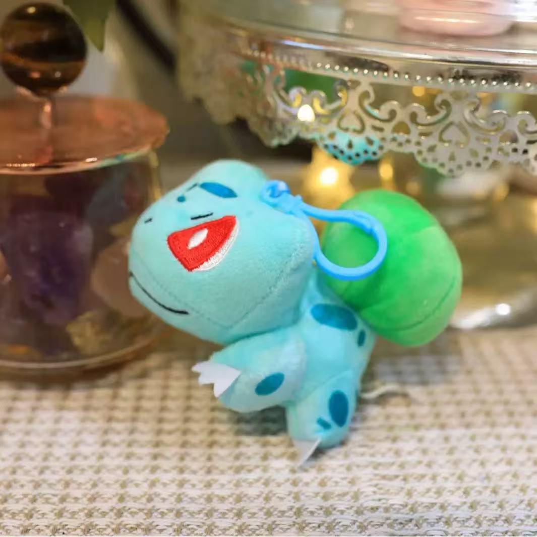 Плюшевые брелоки Покемон: Куклы Бульбазавр, Сквиртл, Генгар, Пикачу 10cm