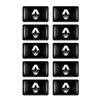 10/20/Pcs 3D Styling Car Epoxy Emblem Stickers Decor Accessories For Renault Fluence Captur Megane Clio Kadjar Talisman Arka Z555